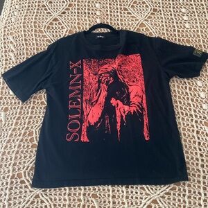 RAF Simons Graphic T-Shirt Solemn X Band Tee Mens Medium. Great condition.